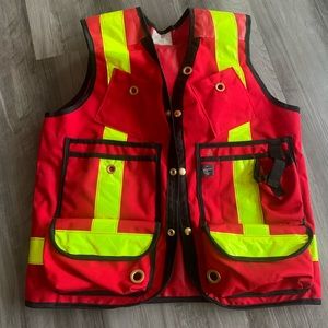 Cruising Vest - Forestry, Heavy Duty, Size M, 2” Reflective